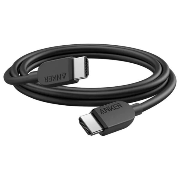كيبل Anker HDMI 2.1 بدقة 8K بطول 1.8 متر باللون الأسود