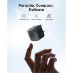 شاحن Anker Nano بقوة 45W بمنفذ USB-C باللون الأسود - صورة 2