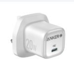 شاحن Anker Zolo بقوة 20W باللون الأبيض مع كيبل USB-C إلى USB-C