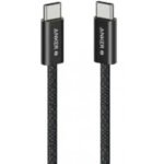 كيبل Anker Zolo من USB-C إلى USB-C بقوة 240W وطول 1.8 متر بتصميم مجدول - صورة 2