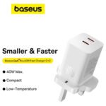 ⚡ Baseus GaN5 Pro 40W Dual USB-C Charger