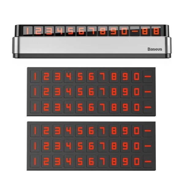 🚗 Baseus Moonlight Box Temporary Parking Number Plate