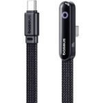 كيبل Baseus MVP 3 للألعاب من USB-C إلى USB-C برأس بزاوية 90 درجة وطول 2 متر
