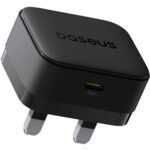 شاحن الجدار Baseus Palm بقوة 20W بمنفذ USB-C باللون الأسود - صورة 3