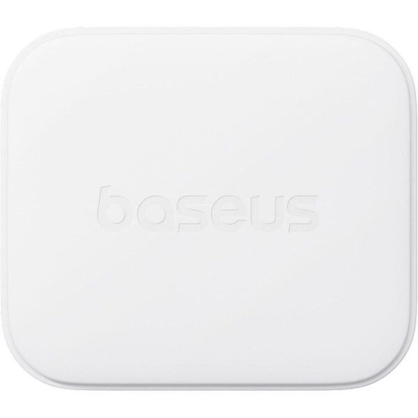 شاحن Baseus Palm الصغير باللون الأبيض مع كيبل USB-C إلى USB-C بطول 1 متر