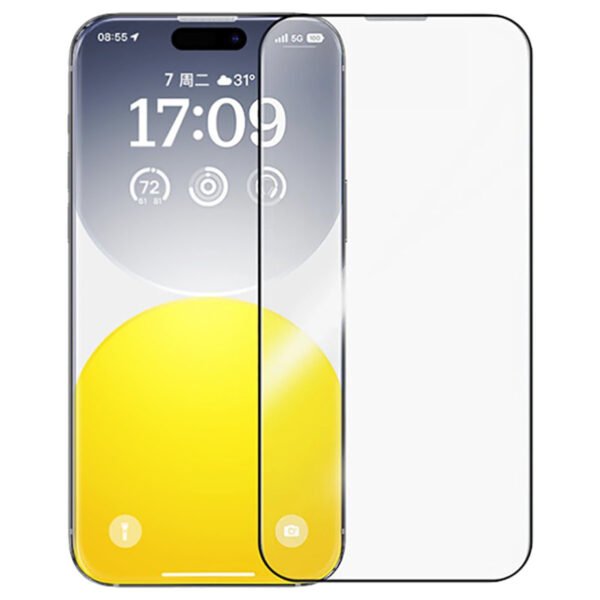 حماية شاشة Baseus Sapphire HD الشفافة لآيفون 16 برو ماكس