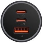 🚗 Baseus Triple-Port Fast Car Charger