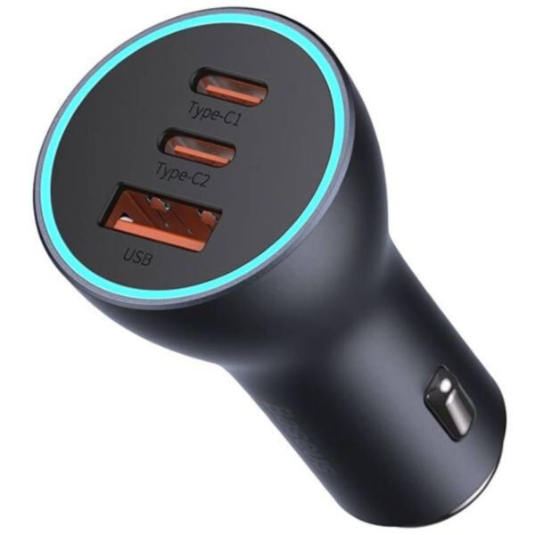 🚗 Baseus Triple-Port Fast Car Charger