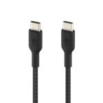 كيبل Belkin BoostCharge المجدول من USB-C إلى USB-C بطول 1 متر باللون الأسود - صورة 2
