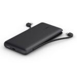 باور بنك Belkin BoostCharge Plus بسعة 10000mAh مع كابلات مدمجة باللون الأسود - صورة 2