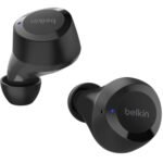 سماعة Belkin SoundForm Bolt اللاسلكية باللون الأسود مع علبة الشحن
