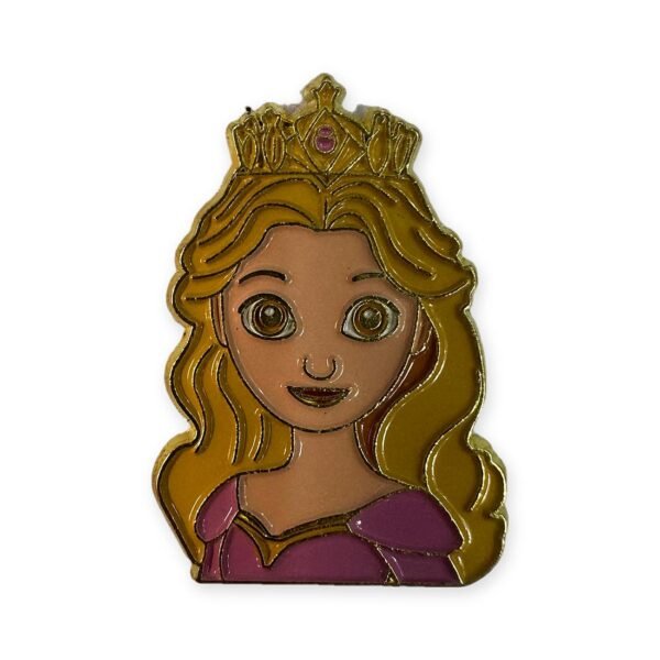 👑 Golden Hair Princess Metal Sticker