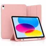 📱 Purple Tri-Fold Case with Pencil Holder for iPad 10th Gen 10.9-inch and iPad 11 A16 11-inch
