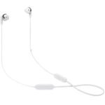 سماعة JBL Tune 215BT اللاسلكية باللون الأبيض مع ريموت ومايك