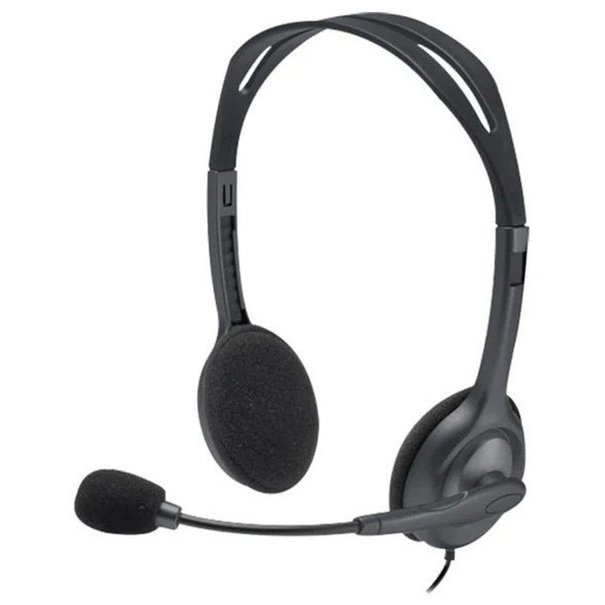 🎧 سماعة رأس لوجيتك H111 بمدخل 3.5 ملم سماعة الرأس Logitech H111 بمدخل 3.5 ملم مع مايك دوّار