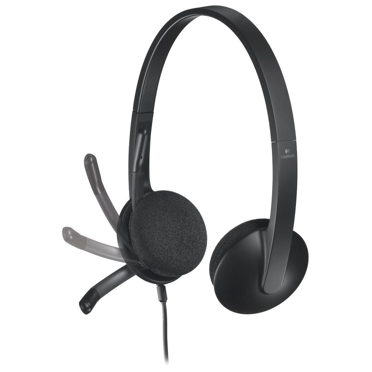 🎧 سماعة رأس لوجيتك H340 USB للكمبيوتر سماعة الرأس Logitech H340 بمنفذ USB للكمبيوتر مع مايك