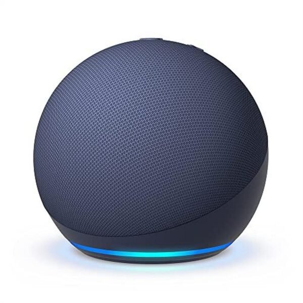 سبيكر Amazon Echo Dot الجيل الخامس الذكي باللون الأزرق