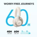 سماعة أنكر ساوندكور سبيس ون برو بعزل الضوضاء - أبيض - موبايل كراج - صورة 4