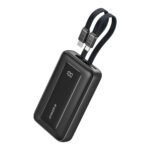 باور بنك Anker Zolo بسعة 10000mAh وشحن 35W مع كيبلين USB-C مدمجين باللون الأسود - صورة 2