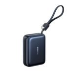 باور بنك Baseus PicoGo AC22 الصغير بسعة 20000mAh وقوة 45W مع كيبل USB-C مدمج باللون الأسود