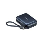 باور بنك Baseus PicoGo AC22 الصغير بسعة 20000mAh وقوة 45W مع كيبل USB-C مدمج باللون الأسود - صورة 2