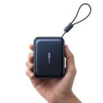 باور بنك Baseus PicoGo AC22 الصغير بسعة 20000mAh وقوة 45W مع كيبل USB-C مدمج باللون الأسود - صورة 3