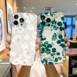 🌿 Clear Botanical Case for Redmi