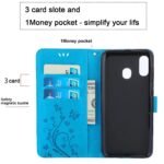 🦋 Butterfly Vine Leather Wallet Case for iPhone