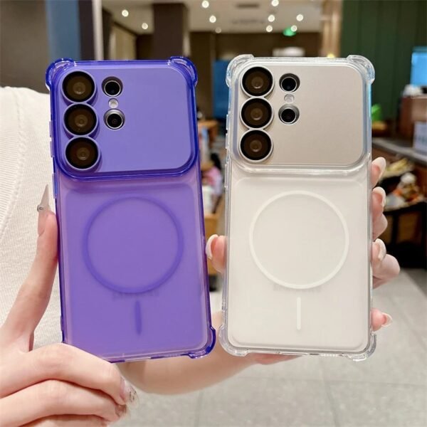 🍬 Candy Translucent MagSafe Case for Samsung Galaxy S