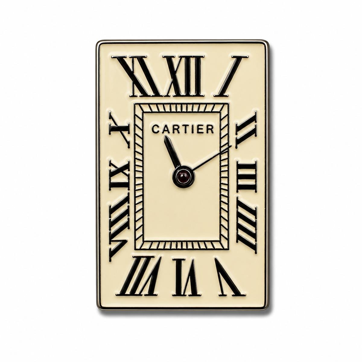 🕰 Cartier Clock Face Metal Sticker 🕰️ Cartier Clock Face Metal Sticker