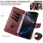 🔳 Checker Embossed Leather Wallet Case for Honor