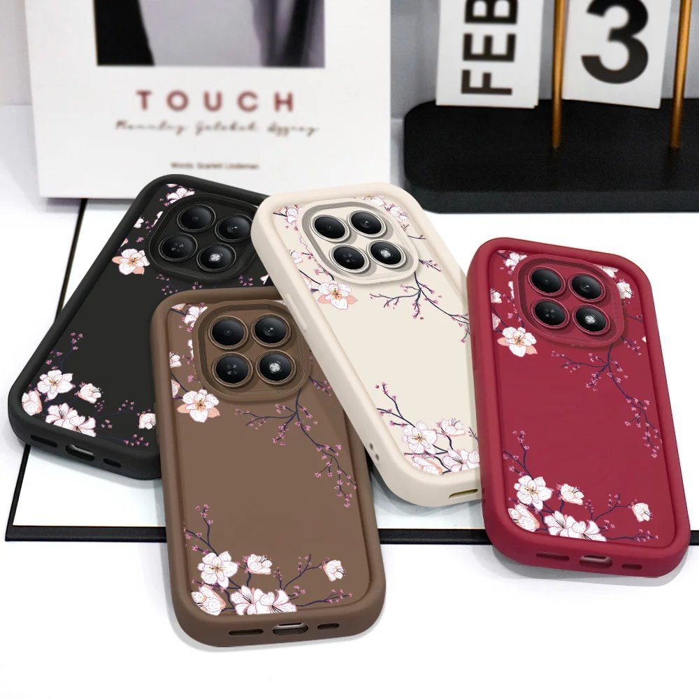 Cherry Blossom Silicone Case for Redmi - Mobiles Garage 🌸 Cherry Blossom Silicone Case for Redmi