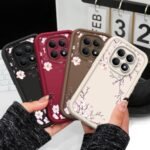 🌸 Cherry Blossom Silicone Case for Redmi