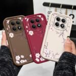 🌸 Cherry Blossom Silicone Case for Redmi