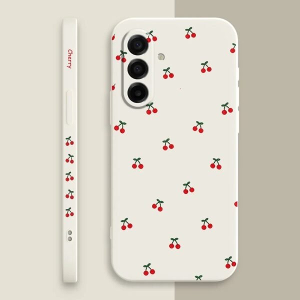 🍒 Cherry Silicone Case for Samsung Galaxy A