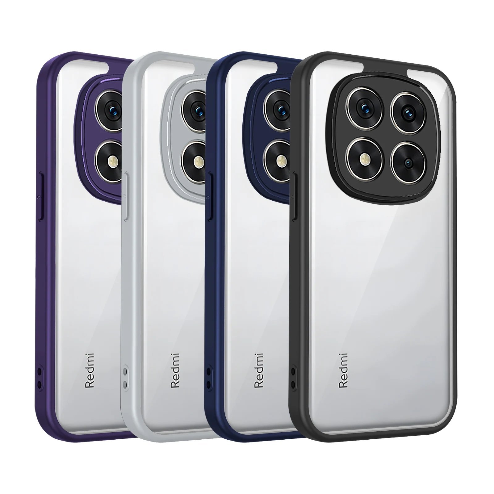 Clear Case with Colour Frame for Redmi Note 15 - Mobiles Garage 🌈 Clear Case with Colour Frame for Redmi Note 15