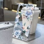 🌺 Clear Case in Five Floral Designs for Samsung Galaxy