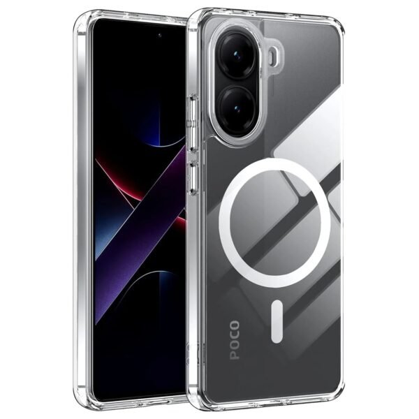 كفر شفاف مغناطيسي لبوكو X7 Pro - موبايل كراج