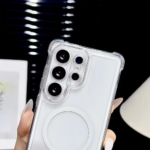 🧲 Clear Magnetic Shockproof Case for Samsung Galaxy