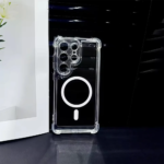 🧲 Clear Magnetic Shockproof Case for Samsung Galaxy