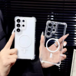 🧲 Clear Magnetic Shockproof Case for Samsung Galaxy