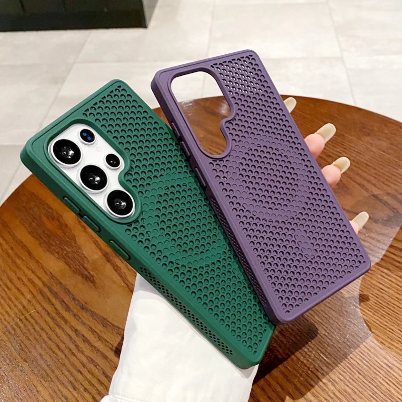 Cooling Honeycomb MagSafe Silicone Case for Samsung Galaxy S - Mobiles Garage ❄️ Cooling Honeycomb MagSafe Silicone Case for Samsung Galaxy S