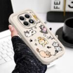 🐱 Cute Cats Silicone Case for Redmi