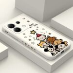 🐶 Cute Dogs Silicone Case for Poco