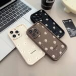 🌼 Small Daisy Silicone Case with Thick Frame for Samsung Galaxy