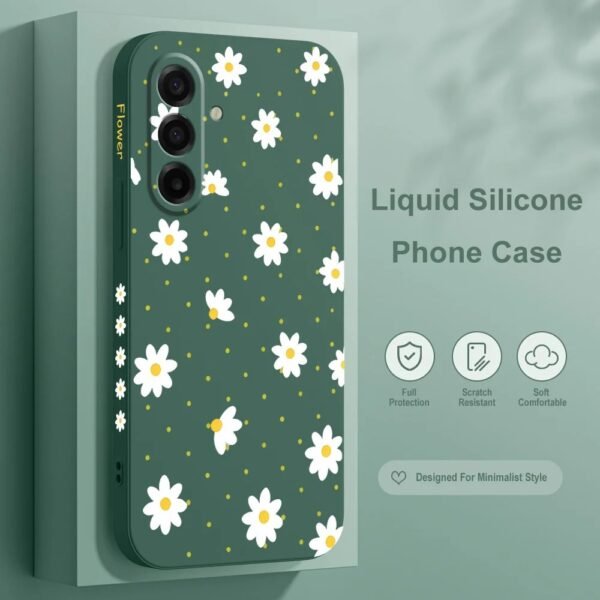 🌼 Daisy Silicone Case for Samsung Galaxy A