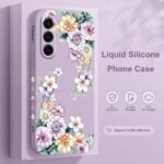 🌸 Flower Bouquet Silicone Case for Samsung Galaxy A