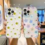 🌼 Clear Colourful Flowers Case for Redmi