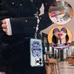 كفر جليتر بأرنب ستاند ومراية وسلسلة لؤلؤ لهونر X5 / X6 - موبايل كراج 5