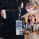 كفر جليتر بأرنب ستاند ومراية وسلسلة لؤلؤ لهونر X5b - موبايل كراج 5